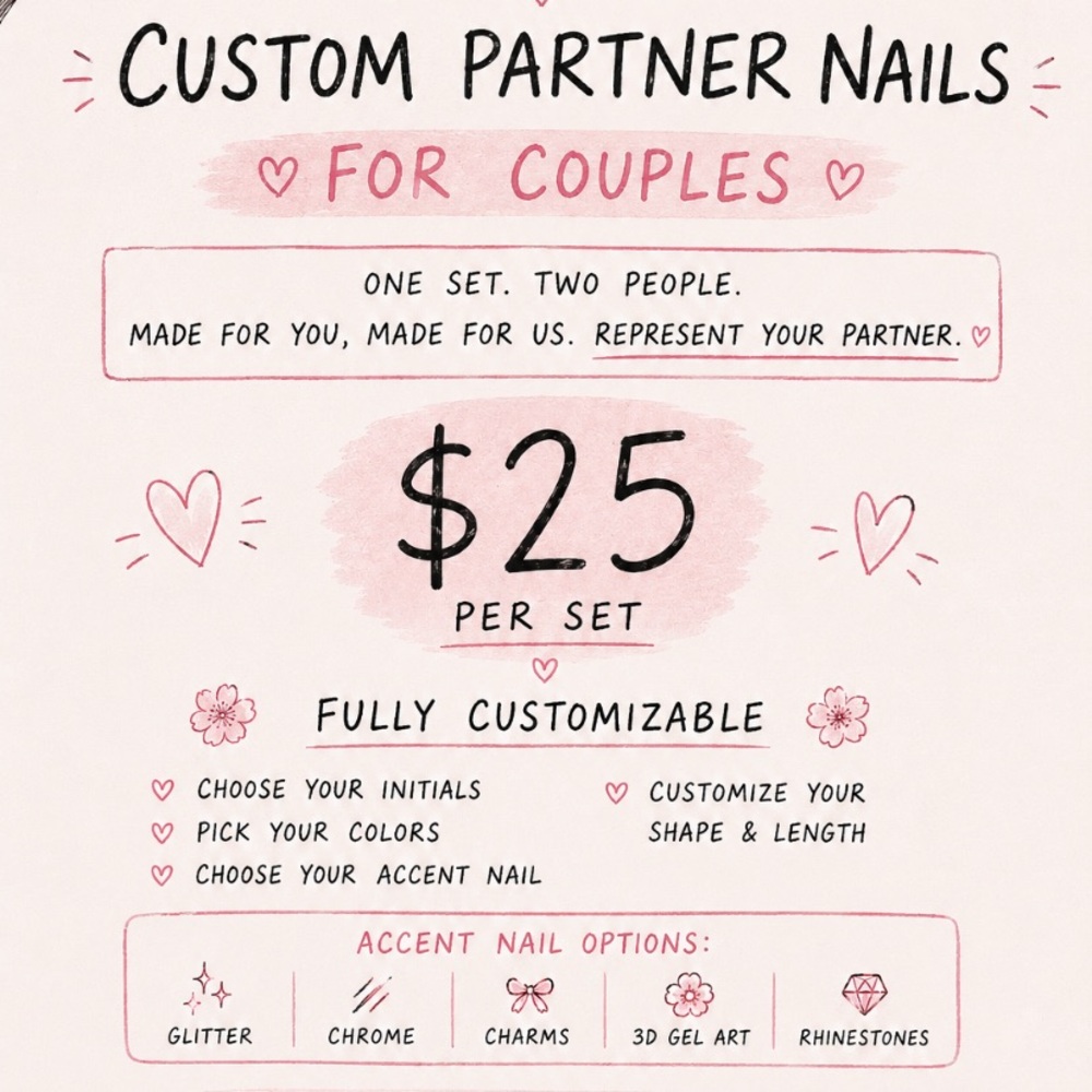 Custom Partner Nails Set